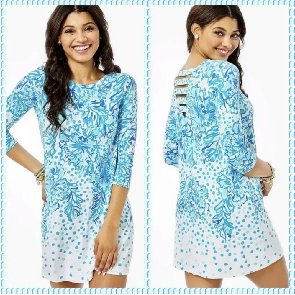 Lily Pulitzer Resort White Ophelia Dress Karma Camellia Engineered Size XXL